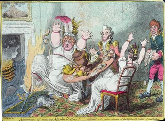 Advantages of Wearing Muslin Dresses! dedicated to the serious attention of the fashionable ladies of Great Britain